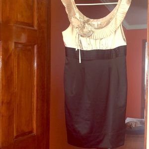 Black and gold elegant dress